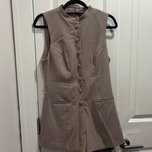 Zara - Taupe Jumpsuit